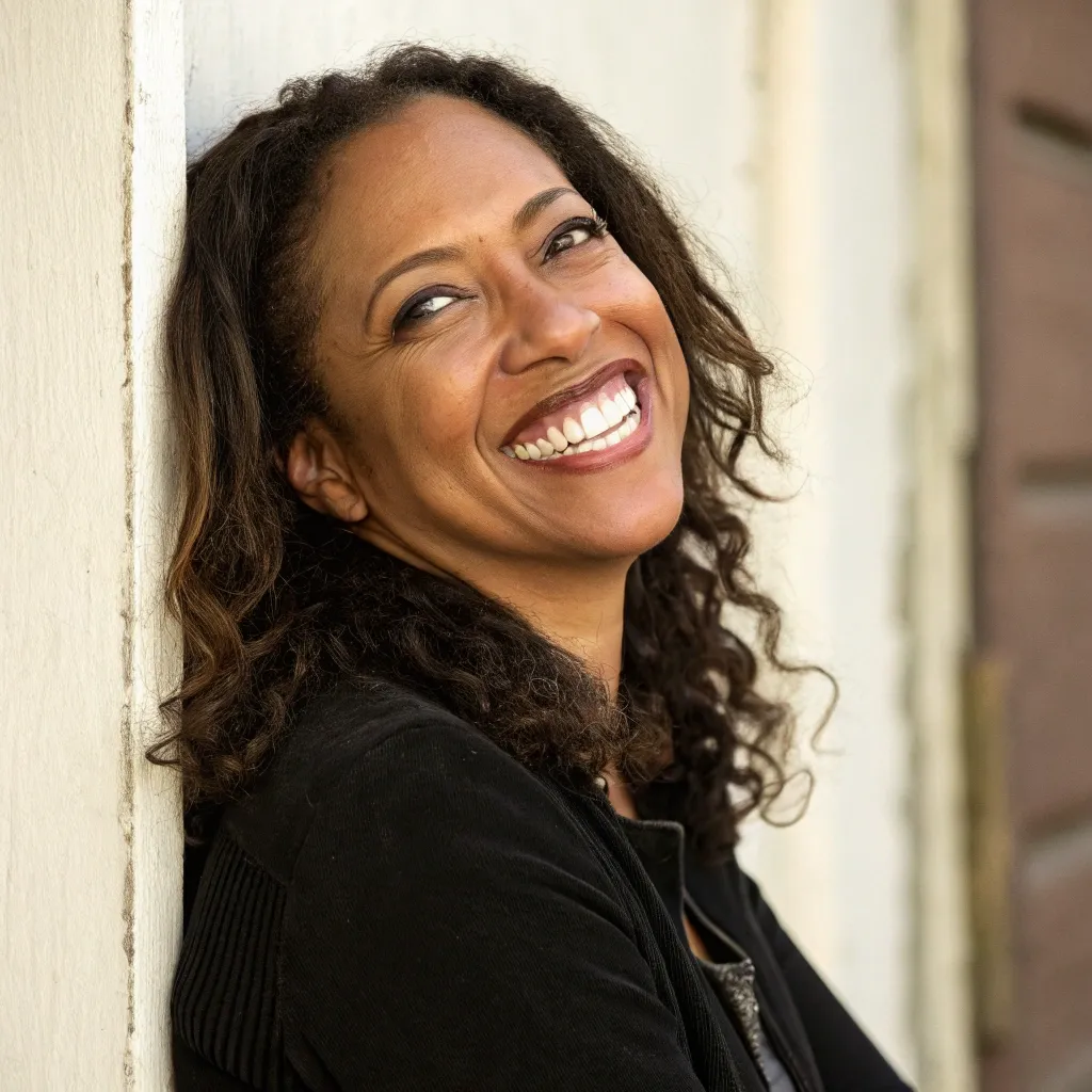 Monica Smith smiling